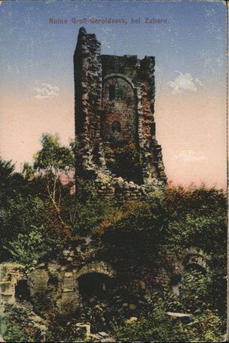 Zabern Saverne Zabern Ruine Gross Geroldseck