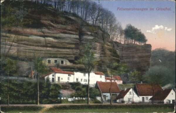 Graufthal Bas Rhin Felsenwohnung