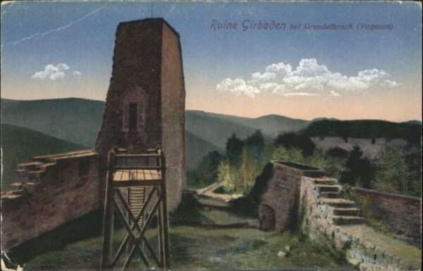 Grendelbruch Bas Rhin Alsace Ruine Girbaden