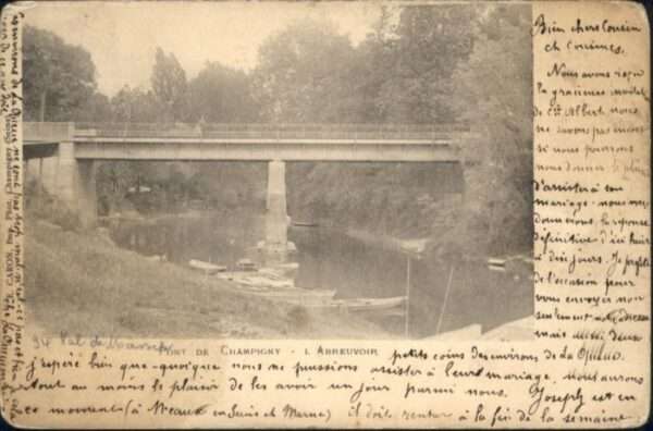 Champigny Yonne Brücke