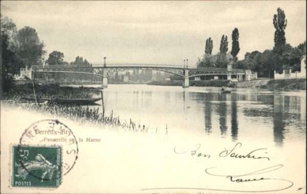 Perreux-sur-Marne Le Perreux Bry Passerelle Marne Brücke