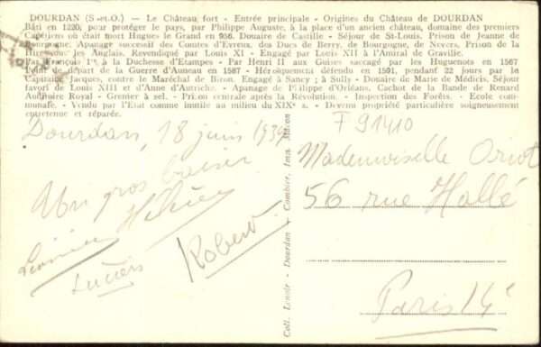 Dourdan [Handschriftlich] – Bild 2