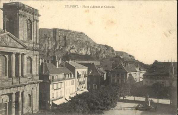 Belfort Alsace Belfort Place Armes Chateau