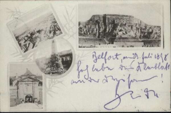 Belfort Alsace Belfort [Handschriftlich]