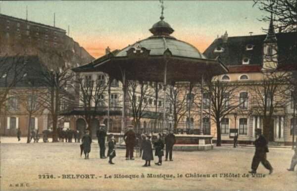 Belfort Alsace Belfort Kiosque Musique Chateau Hotel d