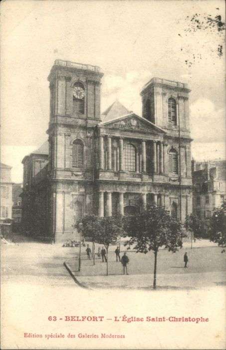 Belfort Alsace Belfort Eglise Saint Christophe