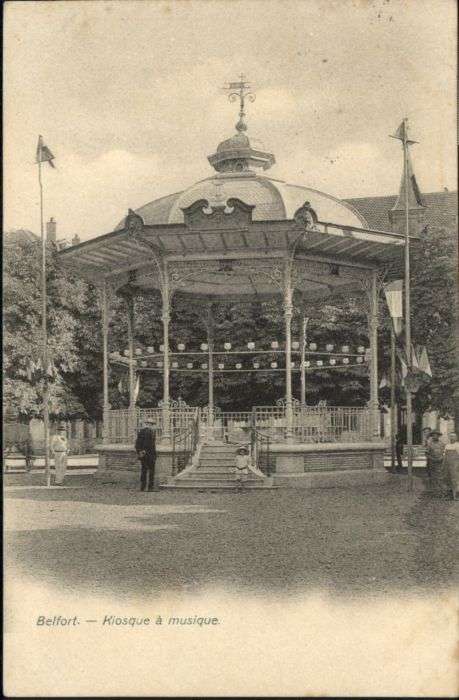 Belfort Alsace Belfort Kiosque Musique