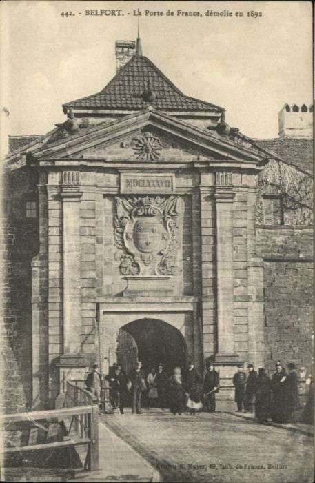 Belfort Alsace Belfort Porte France