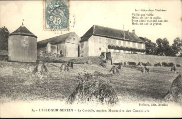 L Isle-sur-Serein La Cordelle