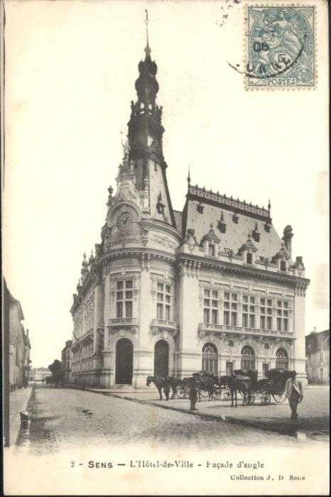Sens 89 Sens Hotel de Ville Kutsche