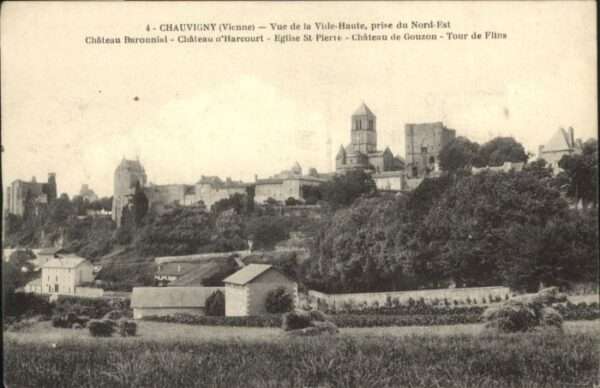 Chauvigny Chateau Baronnial Harcourt Eglise St Pi