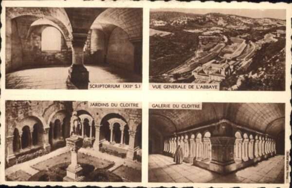 Gordes Abbaye Senanque Jardins Galerie Cloitre