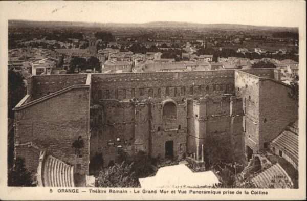 Orange Vaucluse Orange Theatre Romain Grand Mur