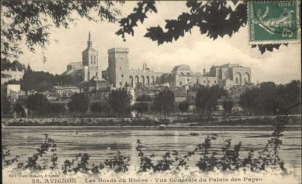 Avignon Vaucluse Avignon Bords Rhone Palais Papes