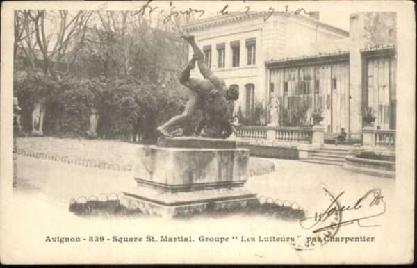 Avignon Vaucluse Avignon Square St Martial Groupe Lutteu