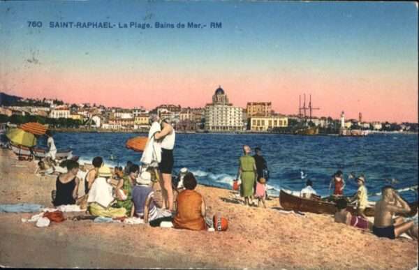 Saint-Raphael Var Saint-Raphael Plage Bains Mer