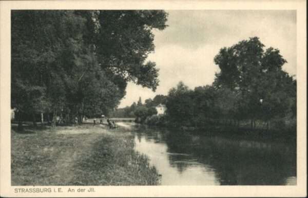 Strasbourg Alsace Strassburg_Elsass An der Ill