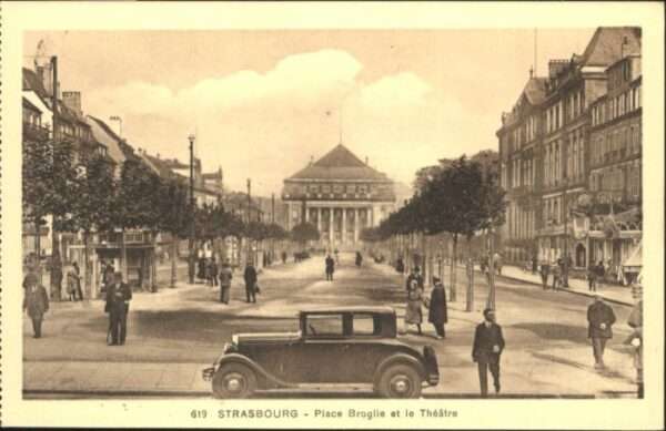 Strasbourg Alsace Strasbourg Place Broglie Theatre
