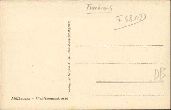 Muehlhausen Elsass Mülhausen_Elsass Wildemannstrasse Stras – Bild 2