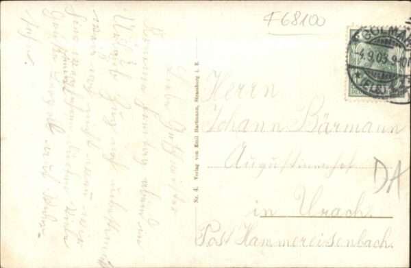 Mulhouse Muehlhausen Mulhouse Haupt Post Rhein Rhone Kanal P – Bild 2