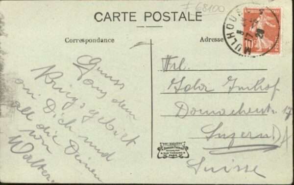 Mulhouse Muehlhausen Mulhouse Postes Telegraphes Vieux Bassi – Bild 2