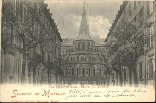 Mulhouse Muehlhausen Mulhouse Rue Magenta St Etienne
