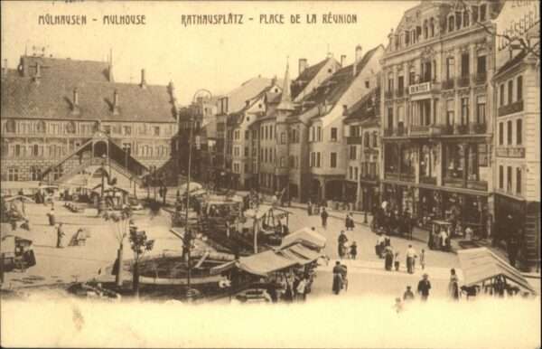 Mulhouse Muehlhausen Mulhouse Place Revnion Rathausplatz