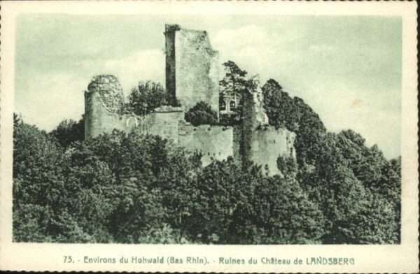 Le Hohwald Environs Ruines Chateau Landsberg