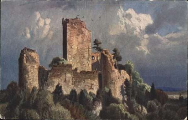 Ruine Landsberg Künstler W Bürger *