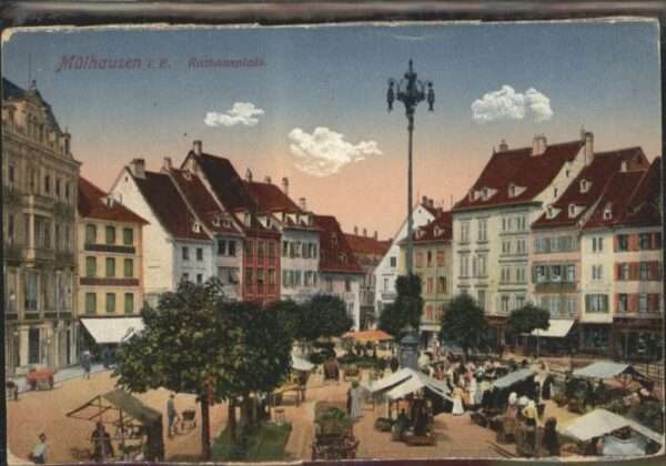 Muehlhausen Elsass Mülhausen_Elsass Rathausplatz