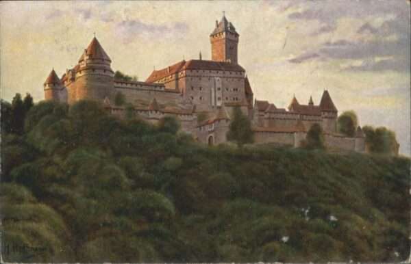 Hohkoenigsburg Haut-Koenigsbourg Hohkönigsburg Künstler H Hoffmann x