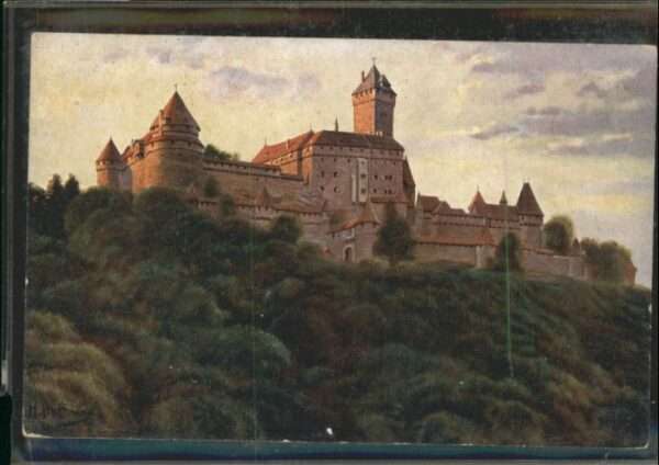 Hohkoenigsburg Haut-Koenigsbourg Hohkönigsburg Künstler H Hoffmann *