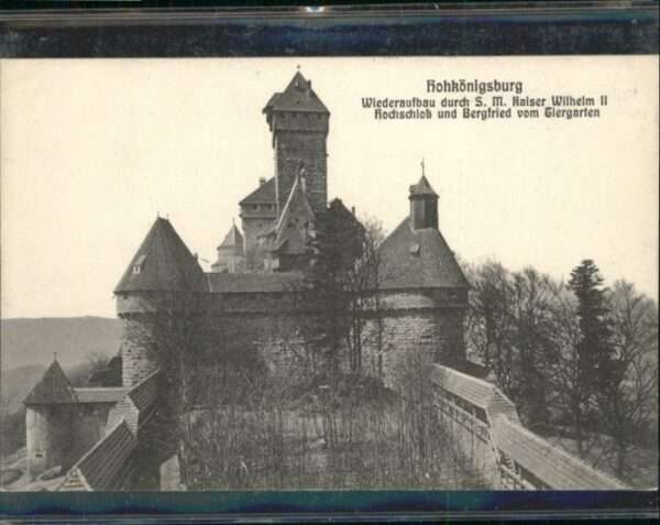 Hohkoenigsburg Haut-Koenigsbourg Hohkönigsburg Hoch Schloss Bergfried Ti