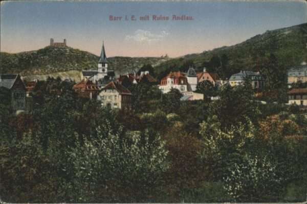 Barr Bas-Rhin Ruine Andlau