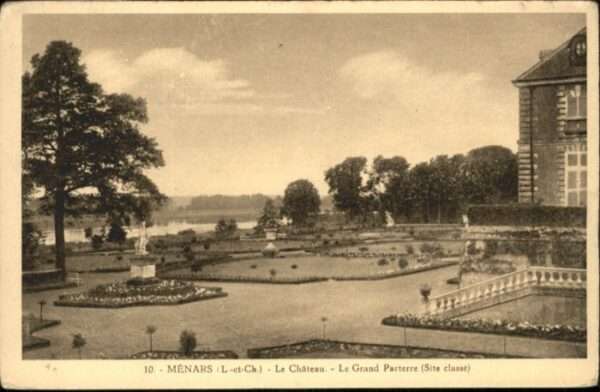 Menars Chateau Le Grand Parterre