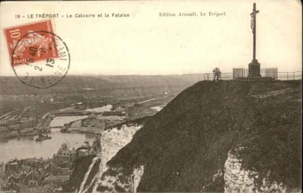 Le Treport le Calvaire la Falaise