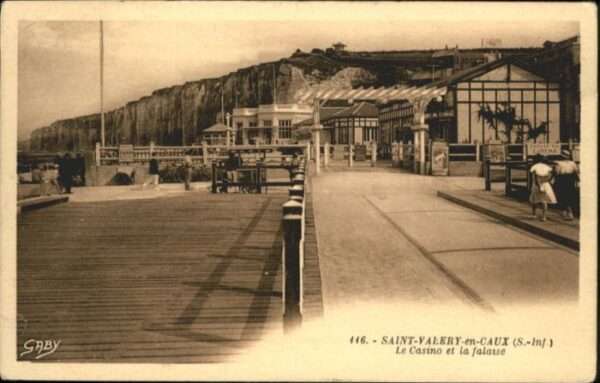 Saint-Valery-en-Caux le Casino la falaise