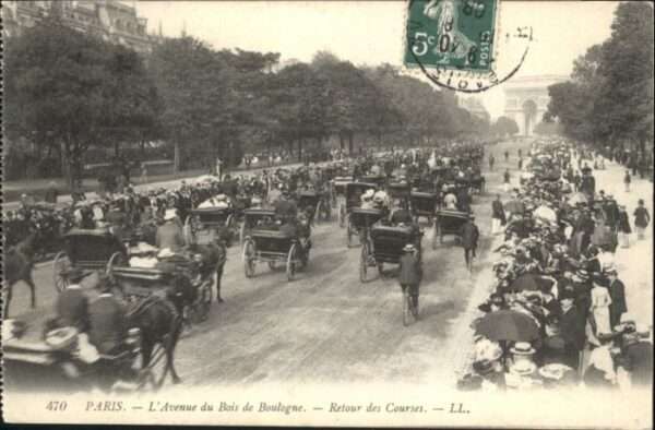 Paris Avenue du Bois de Boulogne Retour des C