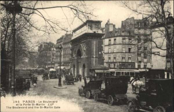 Paris le Boulevard la Porte St-Martin