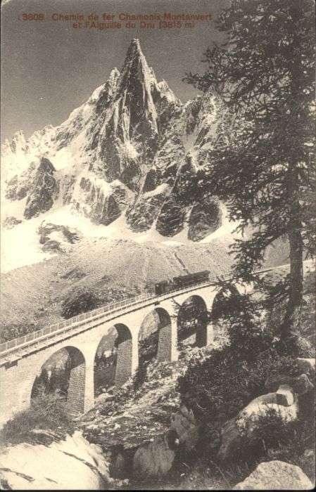 Chamonix Chamonix-Mont-Blanc Zug Brücke