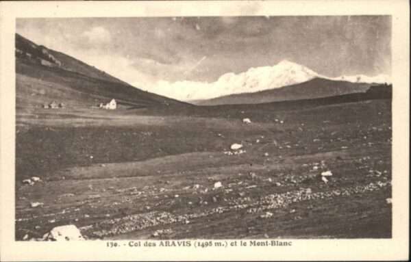 Col Aravis le Mont Blanc