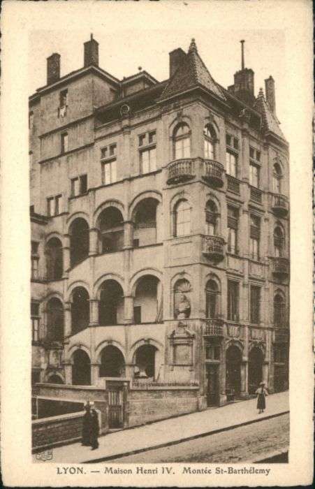 Lyon France Lyon Maison Henri Montee St-Barthelemy