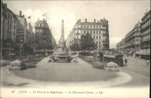 Lyon France Lyon la Place de la Republique Le Monum