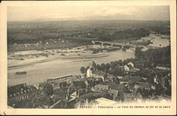 Nevers 58 Nevers le Pont du chemin de fer la Loir