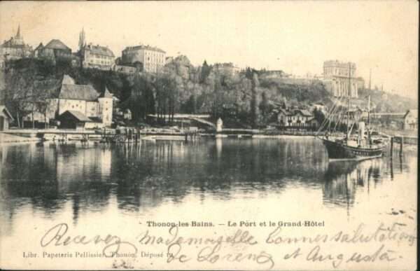 Thonon-les-Bains le Port le Grand Hotel