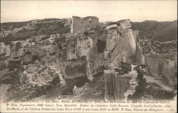 Les Baux-de-Provence Les_Baux Ruines du Chateau