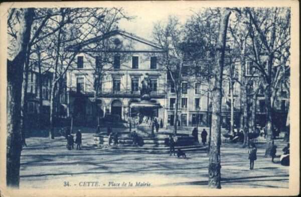 Sete Herault Cette Place de la Mairie