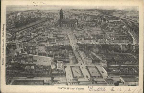 Pontoise  Val-d Oise Fliegeraufnahme