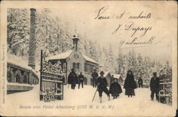 Saint-Die-des-Vosges [Stempelabschlag] Hotel Altenberg