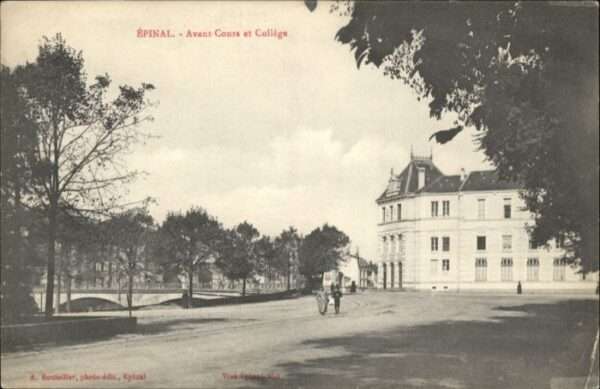 Epinal Vosges Epinal Avant Cours College Brücke